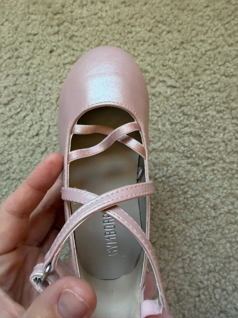 Gymboree Ballet Inspired Shoes with Bow Size 8
